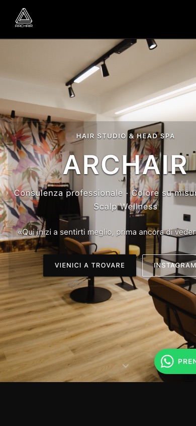 Archair — mobile preview