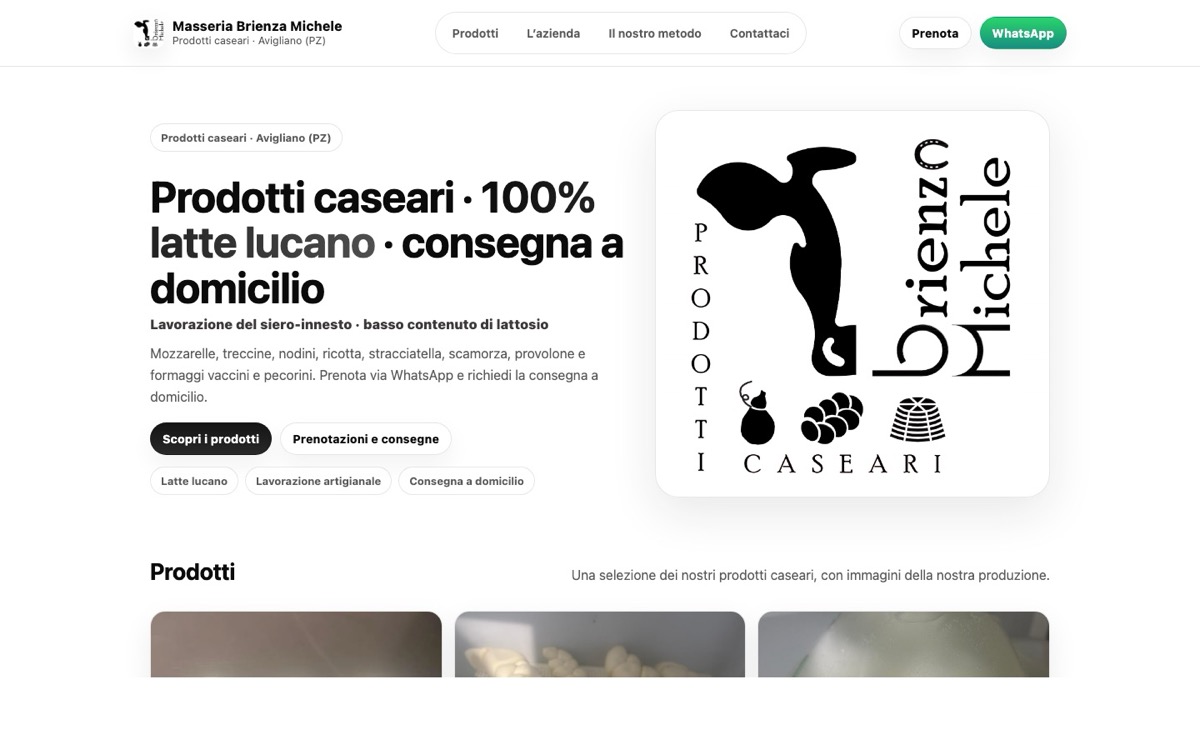 Masseria Brienza Michele — mobile preview